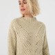 Gros pull tricoté et aux fils brillants
