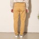 Pantalon chino beige en coton responsable
