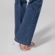 Jean Bootcut bleu foncé denim stretch