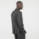 Veste en maille col tailleur coloris anthracite