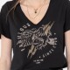 T-shirt à motifs style biker 100% coton biologique