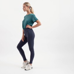 Breathable leggings with fabric mix