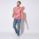 T-shirt imprimé rose dégradé 100% coton responsable