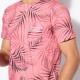 T-shirt imprimé rose dégradé 100% coton responsable