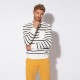 Pantalon chino coloris mangue en coton responsable