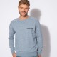 Pull doux bleu ciel 100% coton