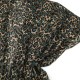Poncho imprimé léopard noir et kaki